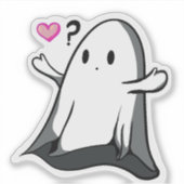 Hou je van mij spook? sticker (Voorkant)