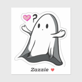 Hou je van mij spook? sticker