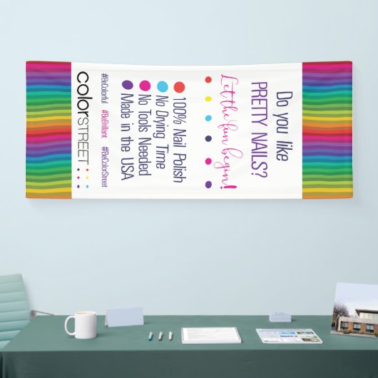 Hou je van  nagels - Colour Street Banner (Beurs)