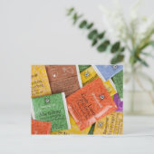 Hou je van thee? briefkaart (Staand voorkant)