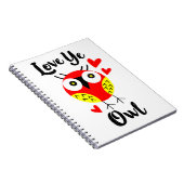 hou je van uil notitieboek (Rechterzijde)