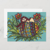 Hou je vast aan je Pysanka Oekraïense Folk Art Briefkaart (Voorkant / Achterkant)