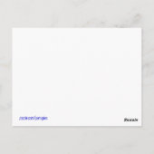 Hou je vast aan je Pysanka Oekraïense Folk Art Briefkaart (Achterkant)