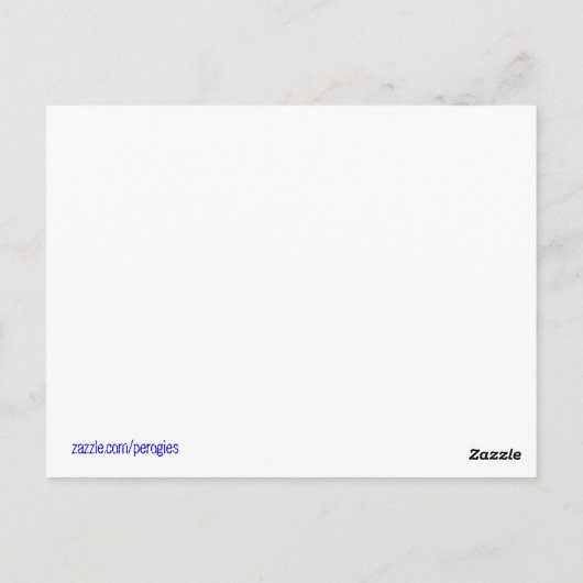 Hou je vast aan je Pysanka Oekraïense Folk Art Briefkaart (Achterkant)