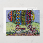Hou je vast aan je Pysanka Oekraïense Folk Art Briefkaart (Voorkant / Achterkant)