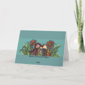 Hou je vast aan je Pysanka Oekraïense Folk Art Feestdagen Kaart (Achterkant)