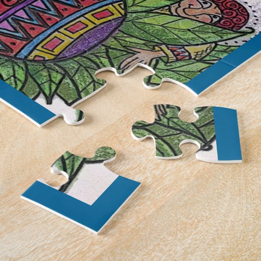 Hou je vast aan je Pysanka Oekraïense paaseieren Legpuzzel (Zijkant)