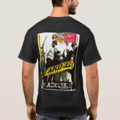 HOU JE VAST. JAMAICA. Basic donker T-shirt (Achterkant)
