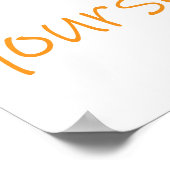 'hou jezelf' poster (Hoek)