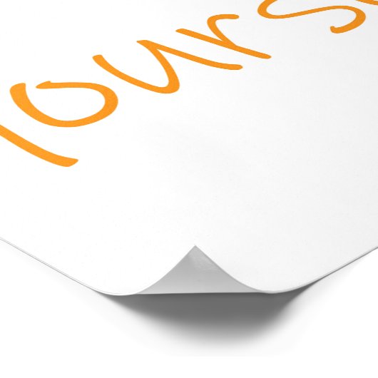 'hou jezelf' poster (Hoek)