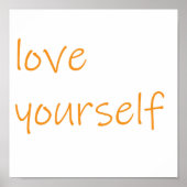 'hou jezelf' poster (Voorkant)