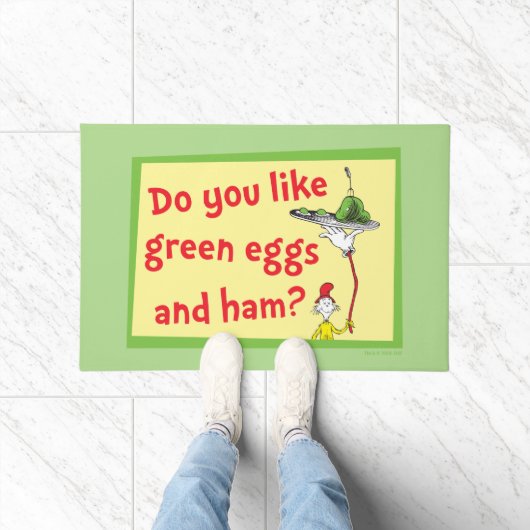 Hou Jij van Groene Eieren met Ham? Deurmat (Binnen)