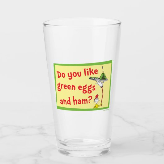 Hou Jij van Groene Eieren met Ham? Glas (Voorkant)