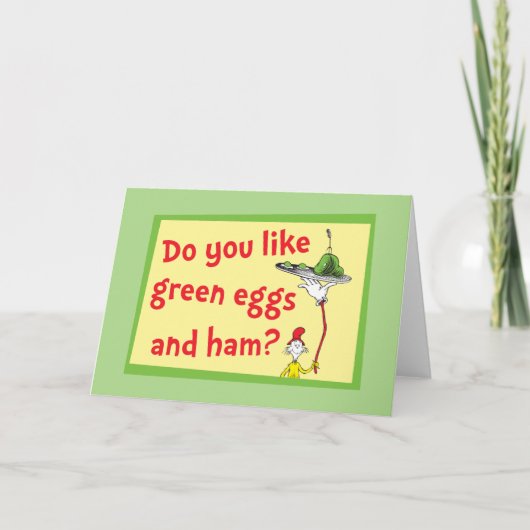 Hou Jij van Groene Eieren met Ham? Kaart (Voorkant)