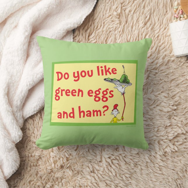 Hou Jij van Groene Eieren met Ham? Kussen (Deken)