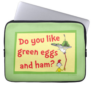 Hou Jij van Groene Eieren met Ham? Laptop Sleeve