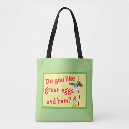 Hou Jij van Groene Eieren met Ham? Tote Bag (Voorkant)