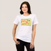 Hou Jij van Groene Eieren met Ham? Tri-Blend Shirt (Voorkant volledig)