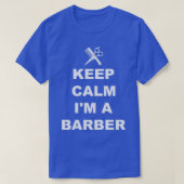 Hou kalm Barber Hair Cut Cutter Scissors Salon Jo T-shirt (Design voorkant)
