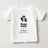 Hou kalm Celebrate Goat Year baby White T-shirt (Voorkant)