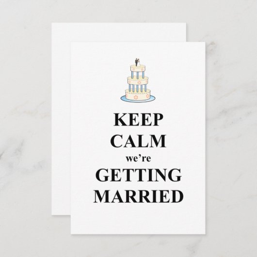 Hou kalm dat we worden gemarineerd (Voorkant / Achterkant)