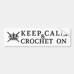 Hou kalm door de hak op de garnalen bumpersticker