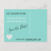 Hou kalm Draag je Tiara feest Aankondigingskaart (Achterkant)