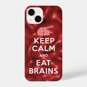 Hou kalm Eat Brains iPhone 14 Hoesje