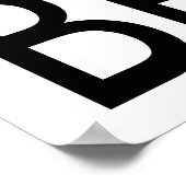 Hou kalm en bake Brownies Poster (Hoek)