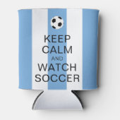 Hou kalm en bekijk de Argentijnse blauwe strepen Blikjeskoeler (Voorkant)