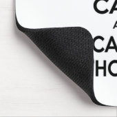 Hou kalm en bel een patholoog muismat (Hoek)