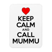 Hou kalm en bel mummu Finse grootmoeder Magneet (Verticaal)