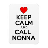 Hou kalm en bel nonna Italiaanse grootmoeder Magneet (Verticaal)