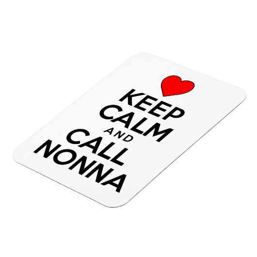 Hou kalm en bel nonna Italiaanse grootmoeder Magneet (Linkerzijde)
