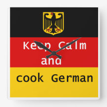 Hou kalm en cook German Clock