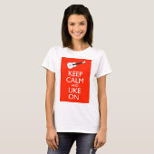 Hou kalm en doe mee. t-shirt (Voorkant volledig)