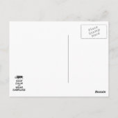 Hou kalm en Draag oordopjes - Cicadas komt eraan Briefkaart (Achterkant)