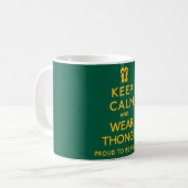 Hou kalm en Draag Thames! Koffiemok (Voorkant links)