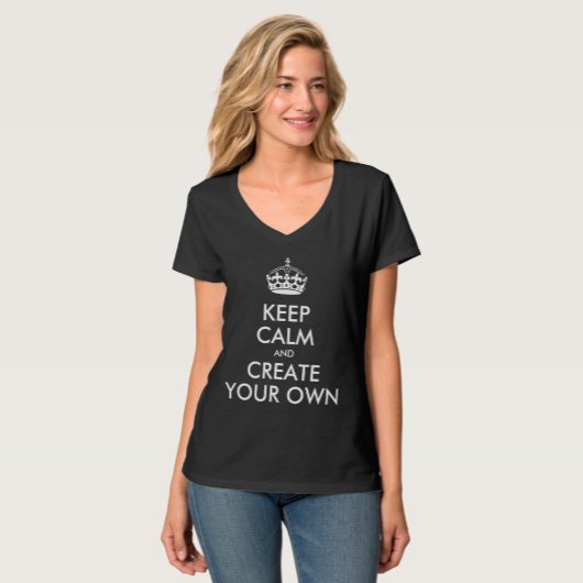 Hou kalm en draai je Creëer in je eentje T-shirt