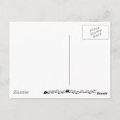 Hou kalm en draak op klassieke Britse prints Briefkaart (Achterkant)