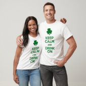 Hou kalm en Drink on - Funny St. Patrick shirt (Unisex)