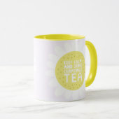 Hou kalm en Drink thee Mok (Voorkant rechts)