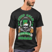 Hou kalm en Drink zoals Hogan St Patrick Irish T-shirt (Voorkant)