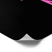 Hou kalm en druk me af poster (Hoek)