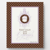 Hou kalm en eet cupcakes - Audrey Jeanne Fotoplaat (Voorkant)