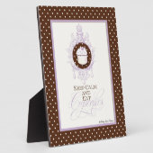 Hou kalm en eet cupcakes - Audrey Jeanne Fotoplaat (Zijkant)