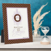 Hou kalm en eet cupcakes - Audrey Jeanne Fotoplaat (Zijkant)