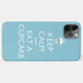 Hou kalm en eet een Cupcake Funny Case-Mate iPhone Case (Achterkant (horizontaal))