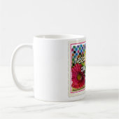 Hou kalm en eet een Cupcake koffie-Mok Koffiemok (Links)