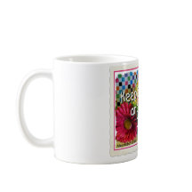 Hou kalm en eet een Cupcake koffie-Mok